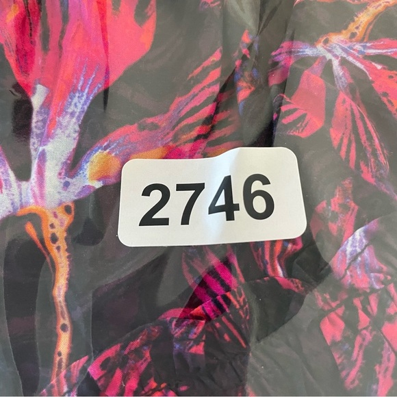 New! Ulla Johnson Caprice Purple Red Floral Print Cotton Midi Dress 22746 - Picture 15 of 15